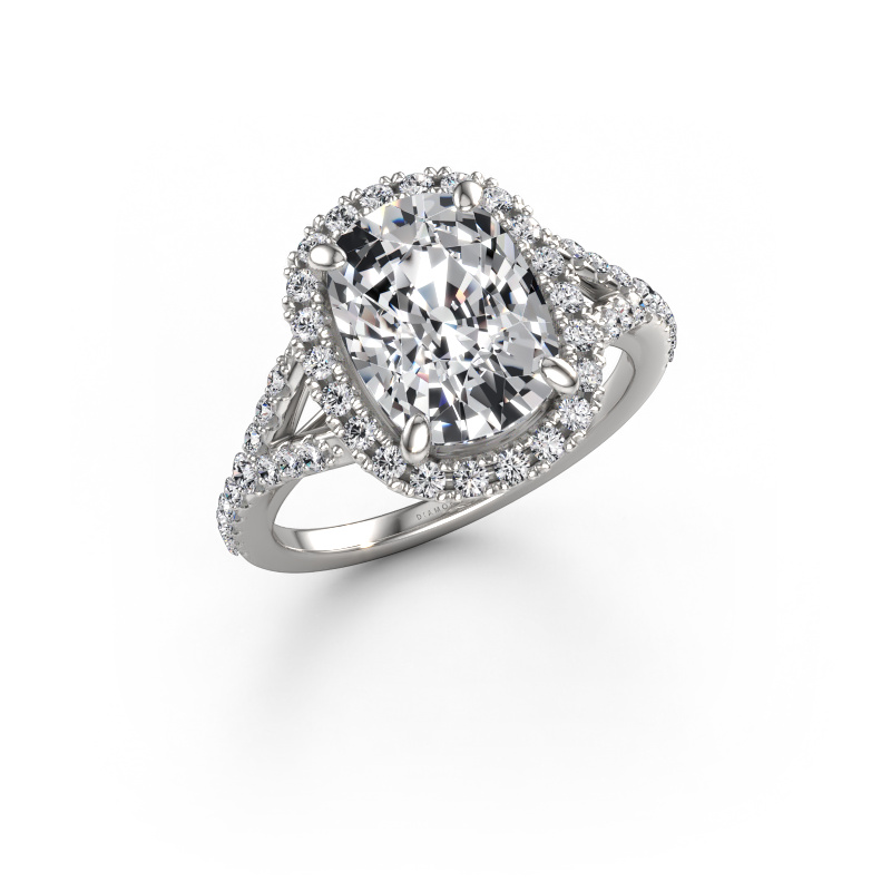 Image of Engagement ring Kimber CSH 950 platinum Lab-grown diamond 3.534 crt