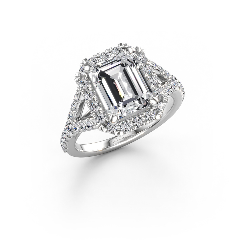 Immagine di Anello di fidanzamento Kimber EME 585 oro bianco Diamante lab grown 3.09 crt