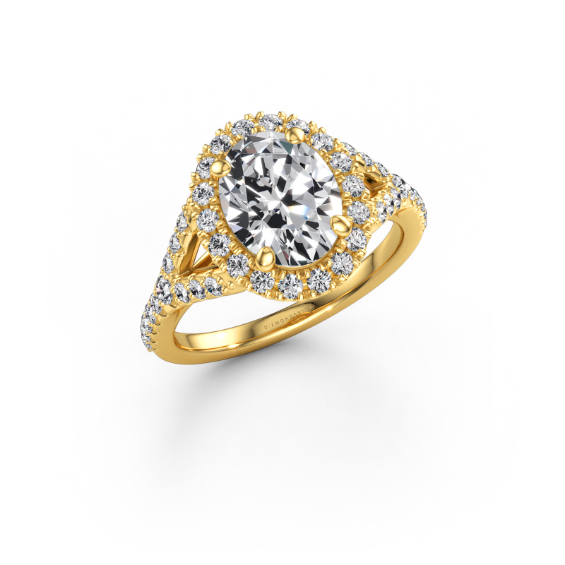 Immagine di Anello di fidanzamento Kimber OVL 585 oro Diamante lab grown 2.39 crt