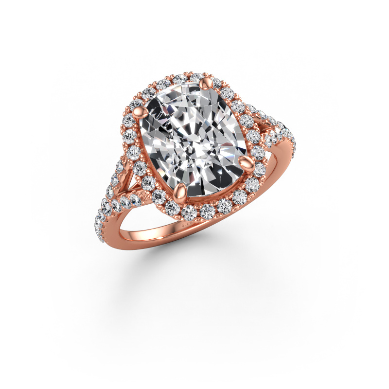 Bild av Förlovningsring Kimber CSH 585 roséguld Labbodlad diamant 4.058 crt