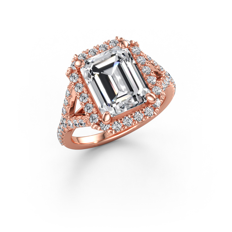 Immagine di Anello di fidanzamento Kimber EME 585 oro rosa Diamante 4.15 crt