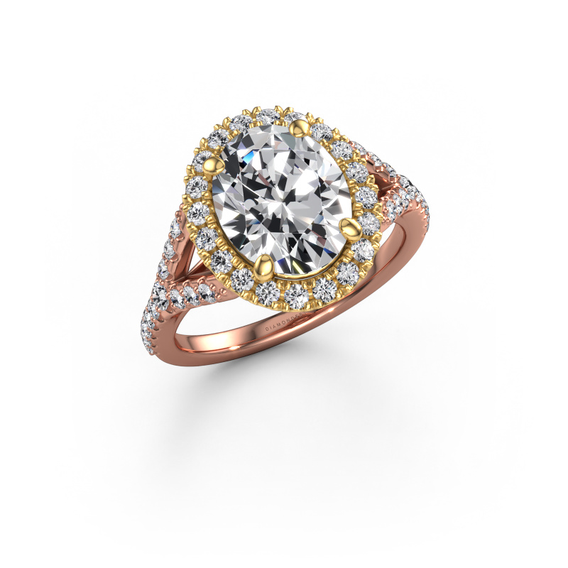 Bild von Verlobungsring Kimber OVL 585 Roségold Lab-grown Diamant 3.29 crt