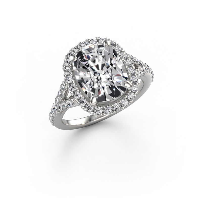 Image of Engagement ring Kimber CSH 950 platinum Lab-grown diamond 4.058 crt