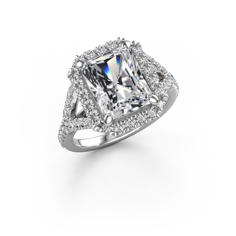 Bild von Verlobungsring Kimber RAD 950 Platin Lab-grown Diamant 4.15 crt