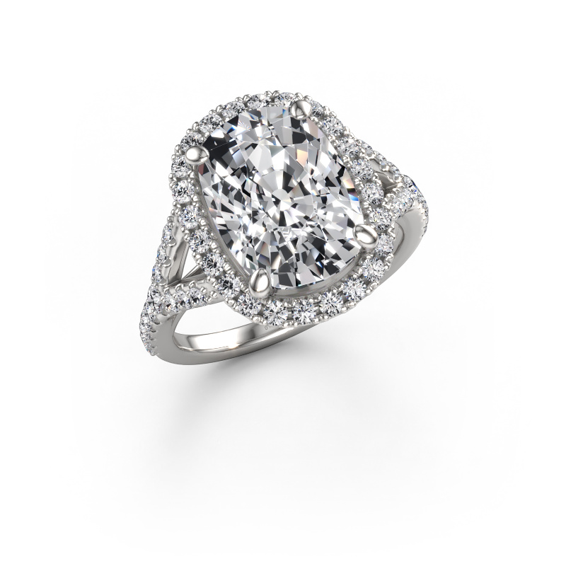 Image of Engagement ring Kimber CSH 950 platinum Lab-grown diamond 5.18 crt