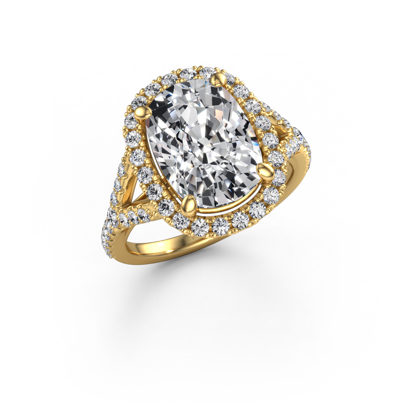 Image of Engagement ring Kimber CSH 585 gold Lab grown diamond 5.18 crt