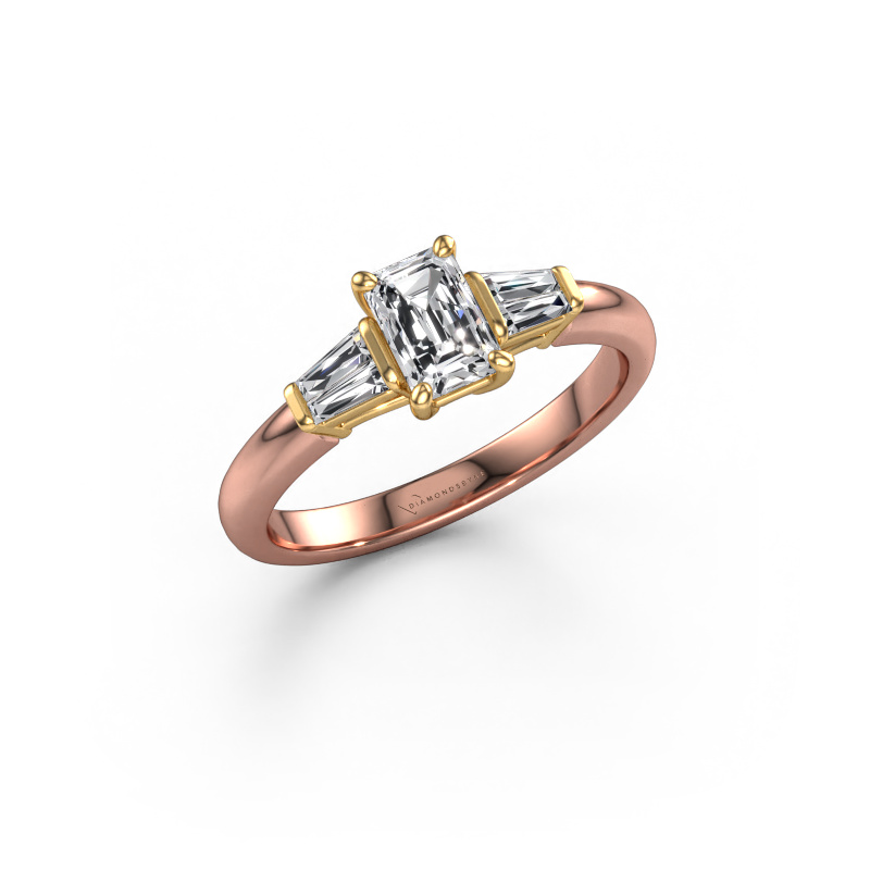 Bild von Verlobungsring Kina EME 585 Roségold Diamant 1.02 crt