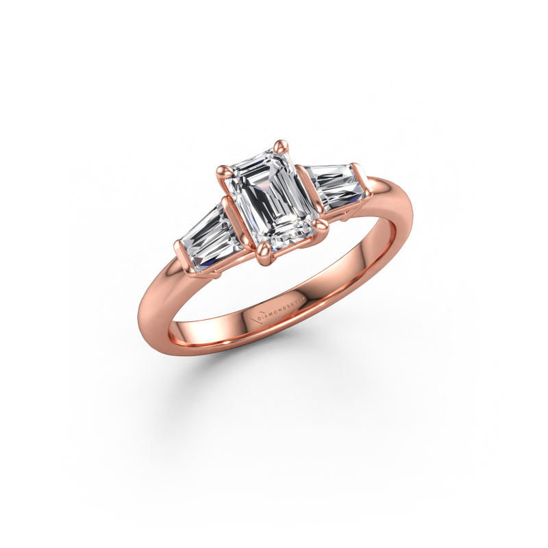 Bild av Förlovningsring Kina EME 585 roséguld Labbodlad diamant 1.22 crt