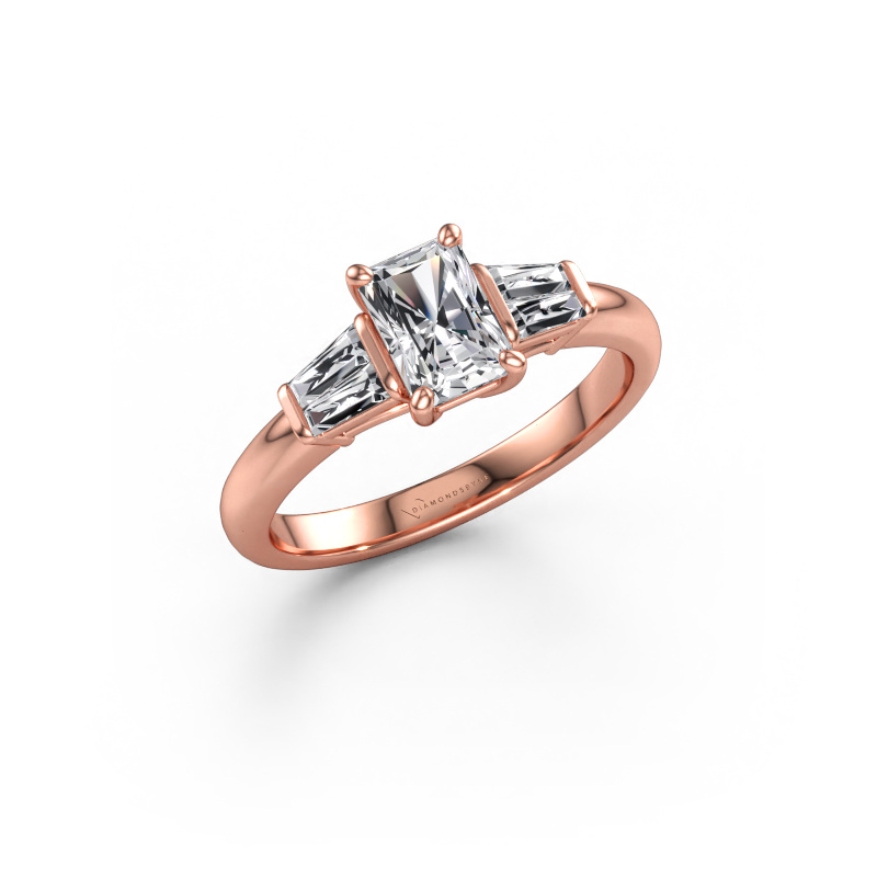 Bild av Förlovningsring Kina RAD 585 roséguld Diamant 1.07 crt