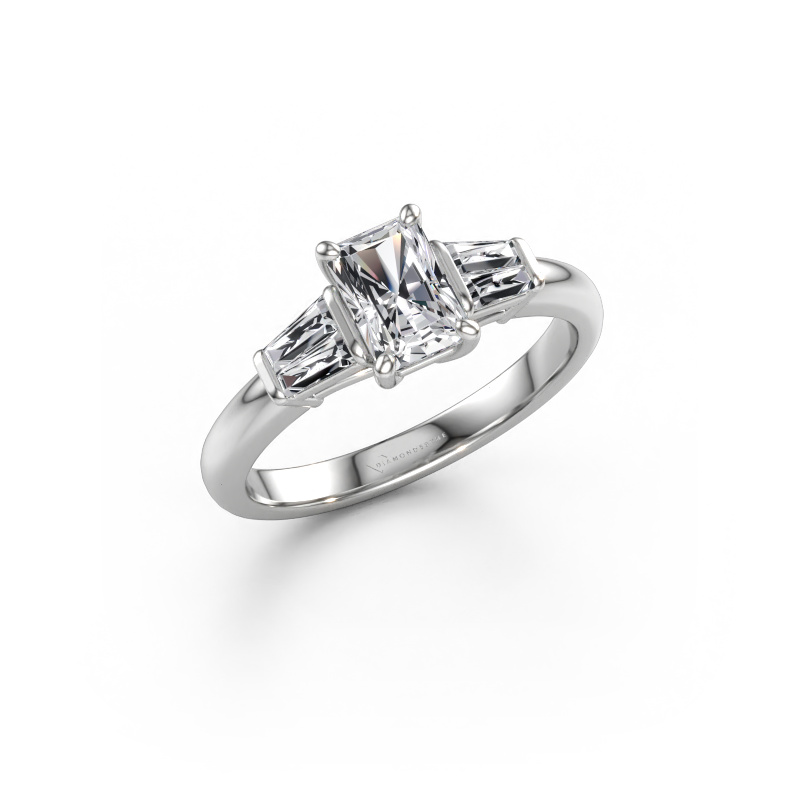 Bild av Förlovningsring Kina RAD 585 vitt guld Labbodlad diamant 1.07 crt