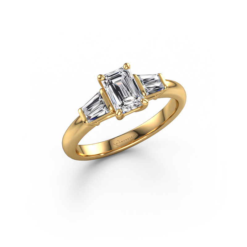 Image de Bague de fiançailles Kina EME 585 or jaune Diamant synthétique 1.22 crt