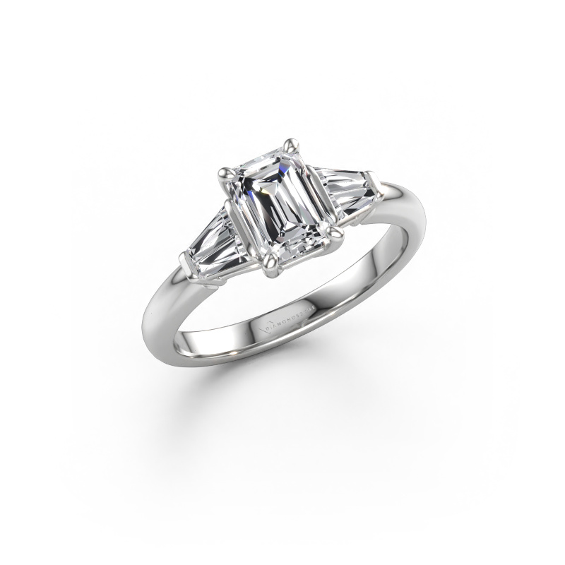 Immagine di Anello di fidanzamento Kina EME 585 oro bianco Diamante 1.550 crt