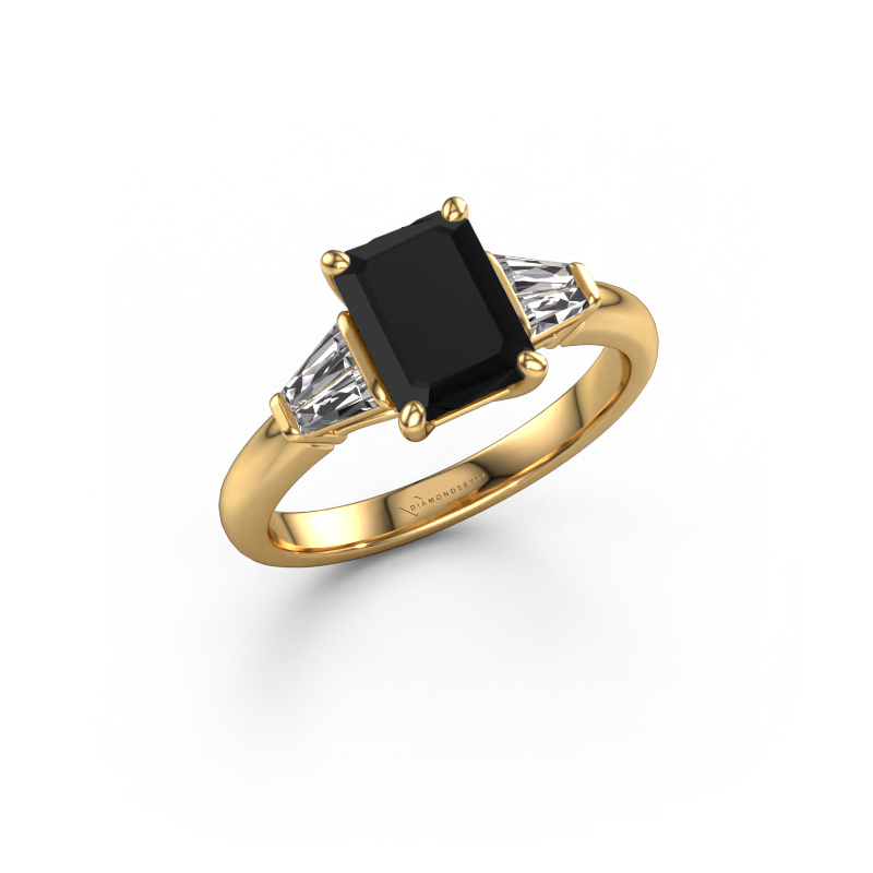 Bild von Verlobungsring Kina EME 585 Gold Schwarz Diamant 2.50 crt