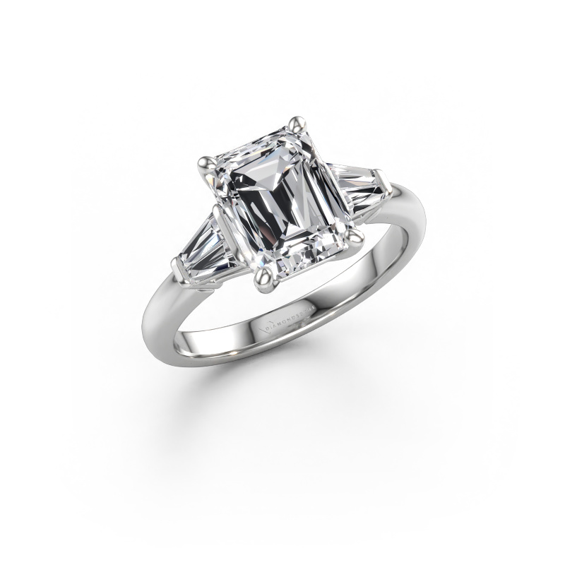 Immagine di Anello di fidanzamento Kina EME 585 oro bianco Diamante lab grown 2.90 crt
