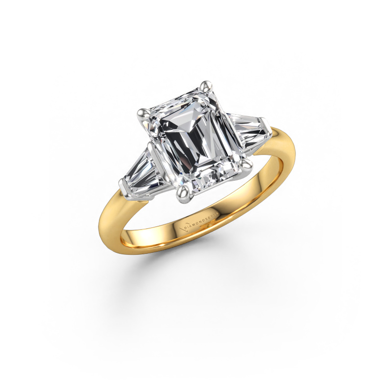Image of Engagement ring Kina EME 585 gold Lab grown diamond 2.90 crt