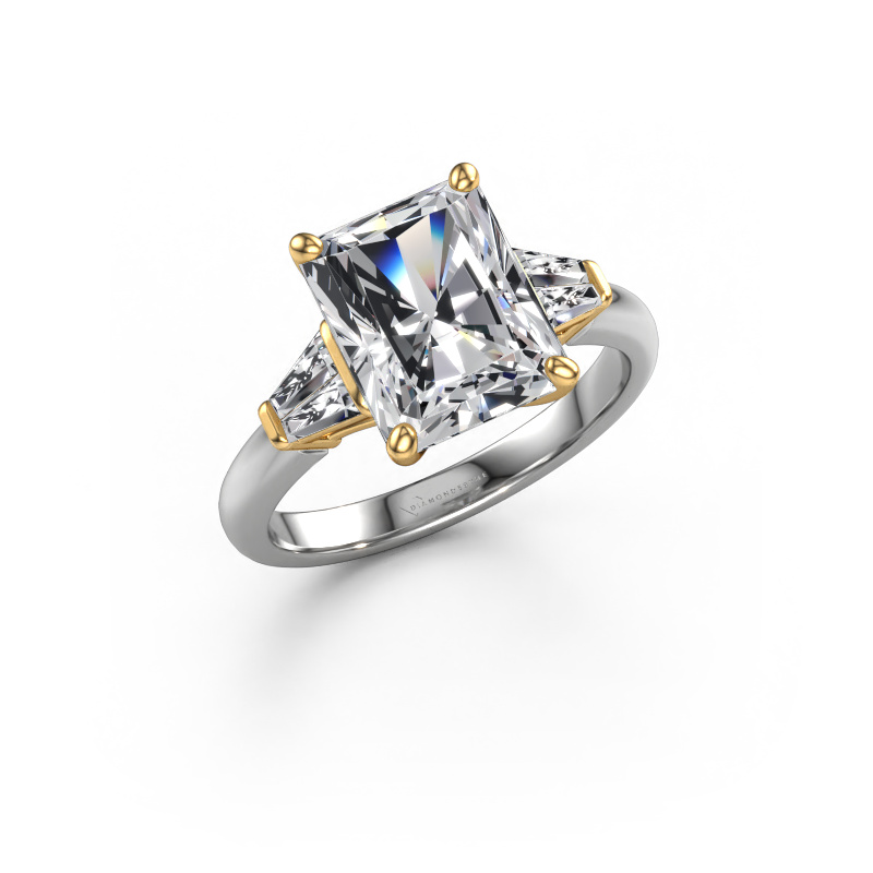 Bild von Verlobungsring Kina RAD 585 Weißgold Lab-grown Diamant 3.90 crt