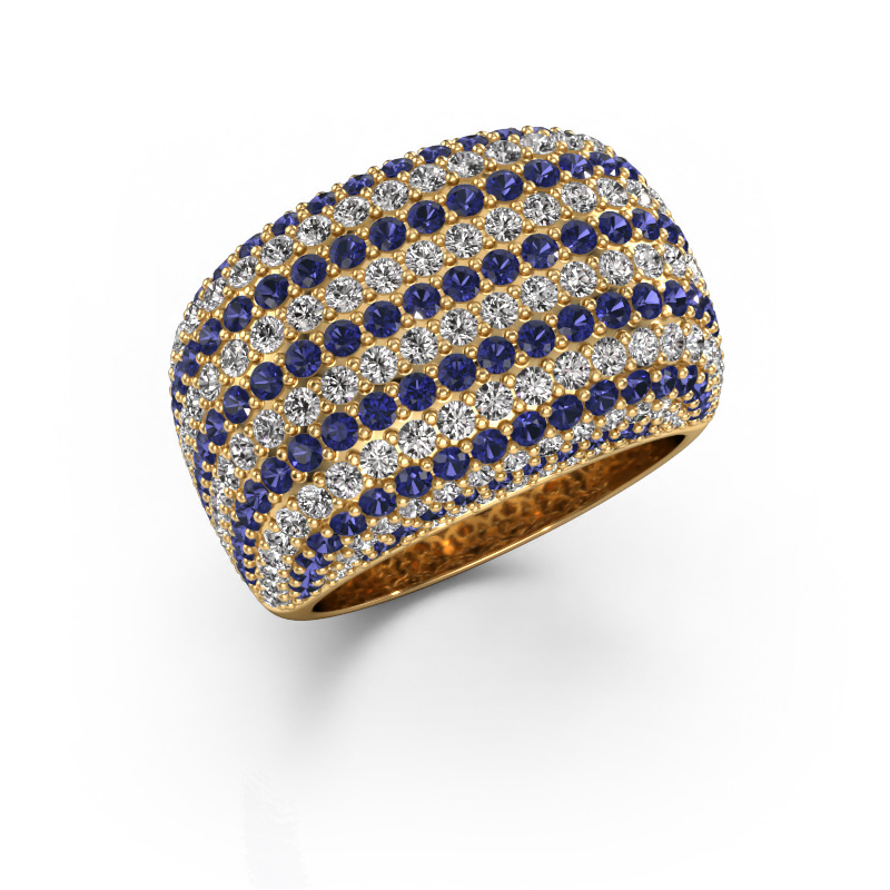 Image of Ring kira 585 gold Sapphire 1 mm