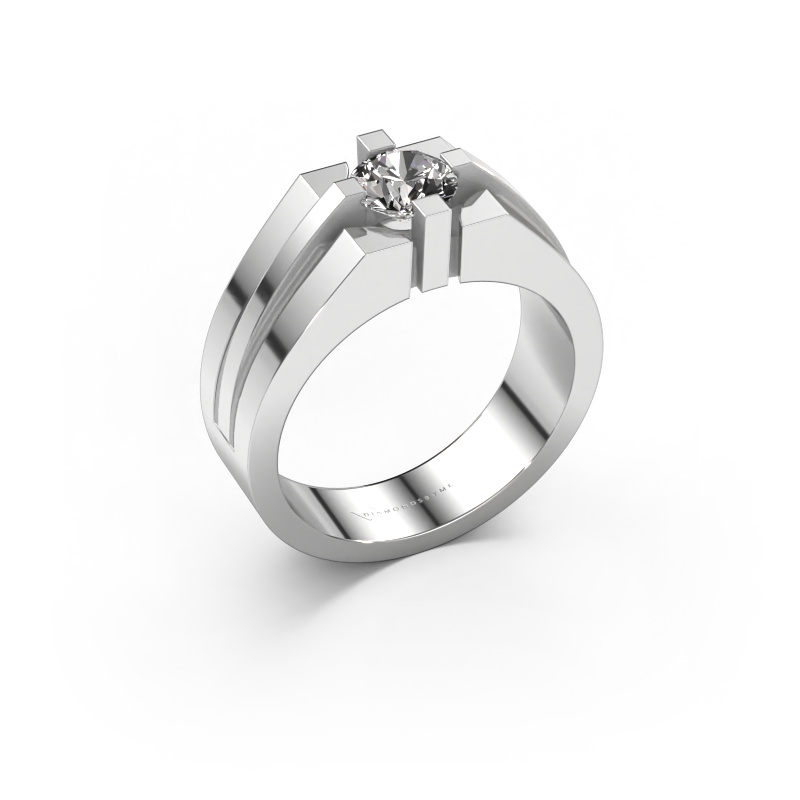 Image of Men's ring Kiro 950 platinum Diamond 1.00 crt