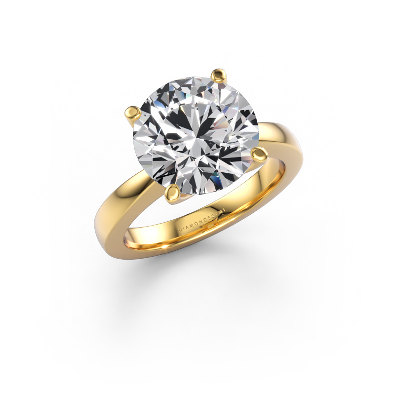 Image of Engagement ring Kitty 585 gold Lab grown diamond 5.00 crt