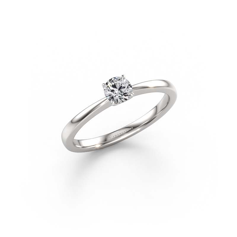 Bild von Verlobungsring Kitty 950 Platin Diamant 0.30 crt