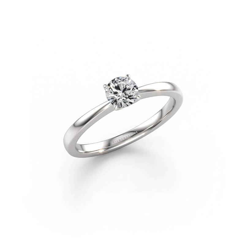 Image of Engagement ring Kitty 585 white gold Diamond 0.40 crt