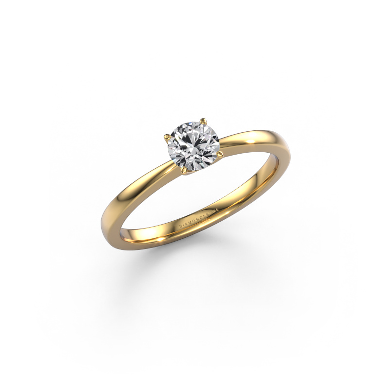 Afbeelding van Verlovingsring Kitty 585 goud Diamant 0.40 crt