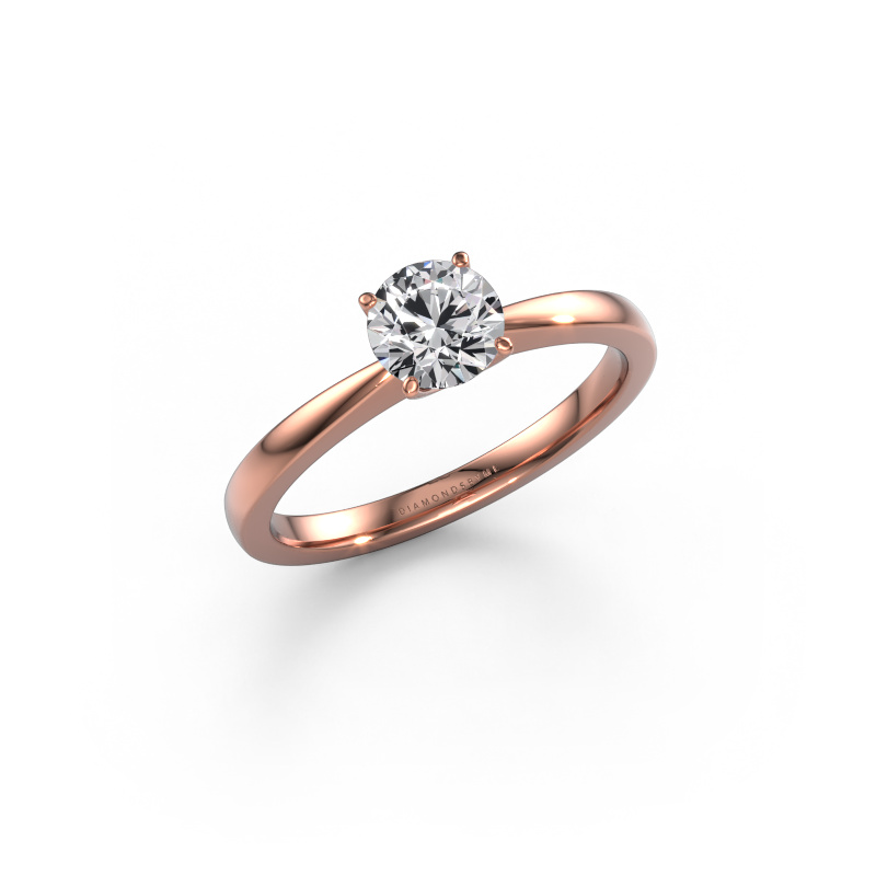 Bild von Verlobungsring Kitty 585 Roségold Diamant 0.60 crt