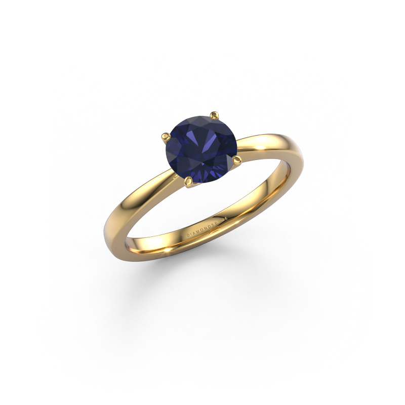 Bild von Verlobungsring Kitty 585 Gold Saphir 6.2 mm