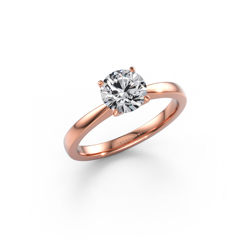 Image of Engagement ring Kitty 585 rose gold Diamond 1.00 crt