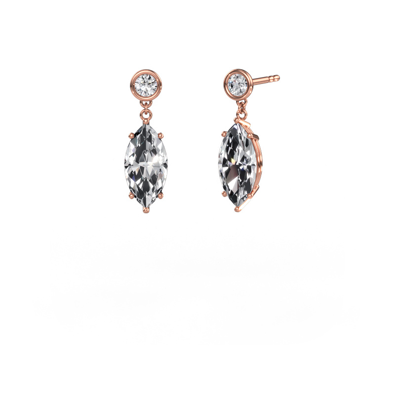 Bild von Ohrhänger Lacey MRQ 585 Roségold Diamant 4.30 crt