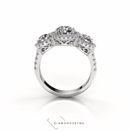 Afbeelding van Ring Lacie 950 platina Lab-grown diamant 2.242 crt