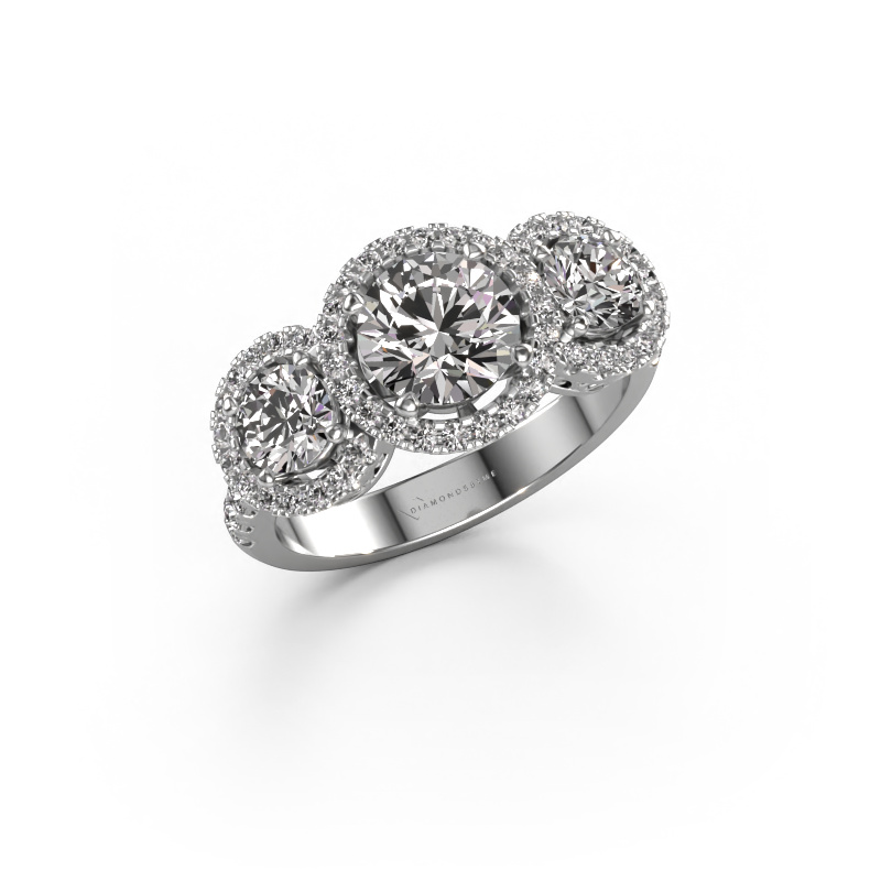 Image of Ring Lacie 950 platinum Zirconia 6.5 mm