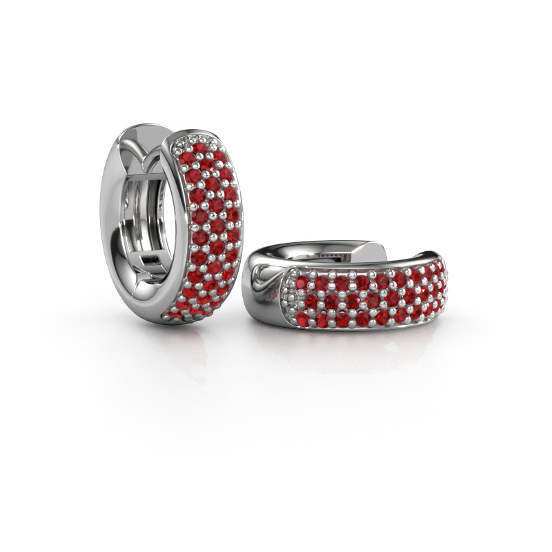 Bild von Creole Lana 585 Weißgold Rubin 1.1 mm