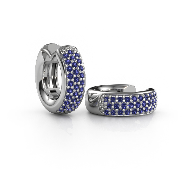 Bild von Creole Lana 585 Weißgold Saphir 1.1 mm