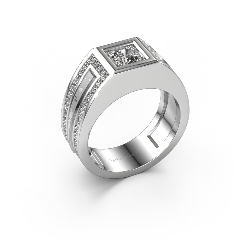 Image of Men's ring Lando 950 platinum Lab-grown diamond 1.02 crt