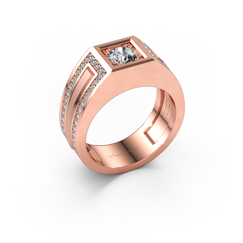 Immagine di Anello da uomo Lando 585 oro rosa Diamante 1.22 crt