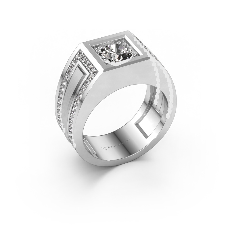 Image of Men's ring Lando 950 platinum Diamond 1.64 crt