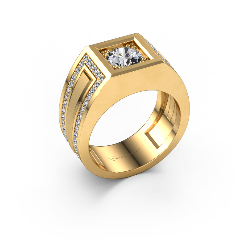 Image of Men's ring Lando 585 gold Diamond 1.64 crt