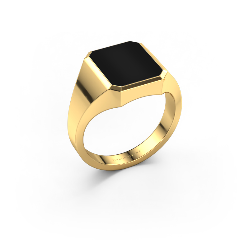 Afbeelding van Zegelring Lars 2 585 goud Onyx 12x10 mm
