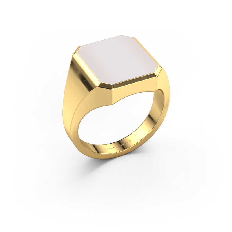 Image of Signet ring Lars 3 585 gold Red sardonyx 14x12 mm