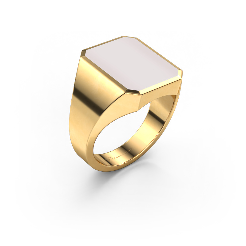 Image of Signet ring Lars 4 585 gold Red sardonyx 15x12 mm