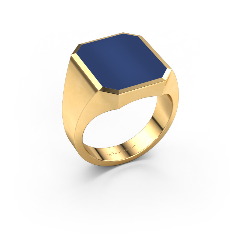 Bild von Siegelring Lars 5 585 Gold Lapislazuli 16x13 mm
