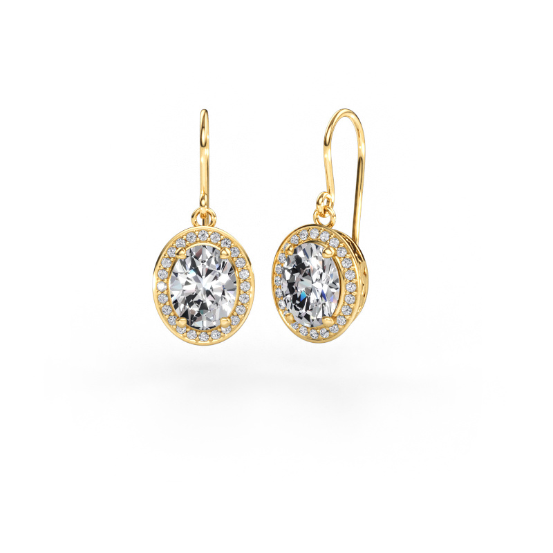 Immagine di Orecchini pendenti Latesha 585 oro Diamante 3.922 crt