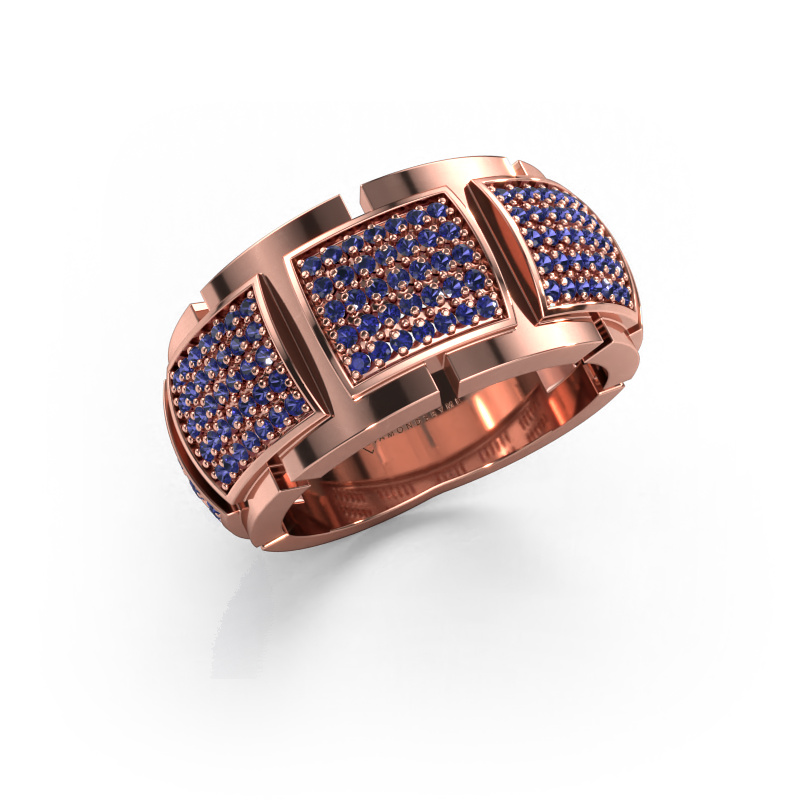 Bild von Ring Laura 585 Roségold Saphir 1 mm