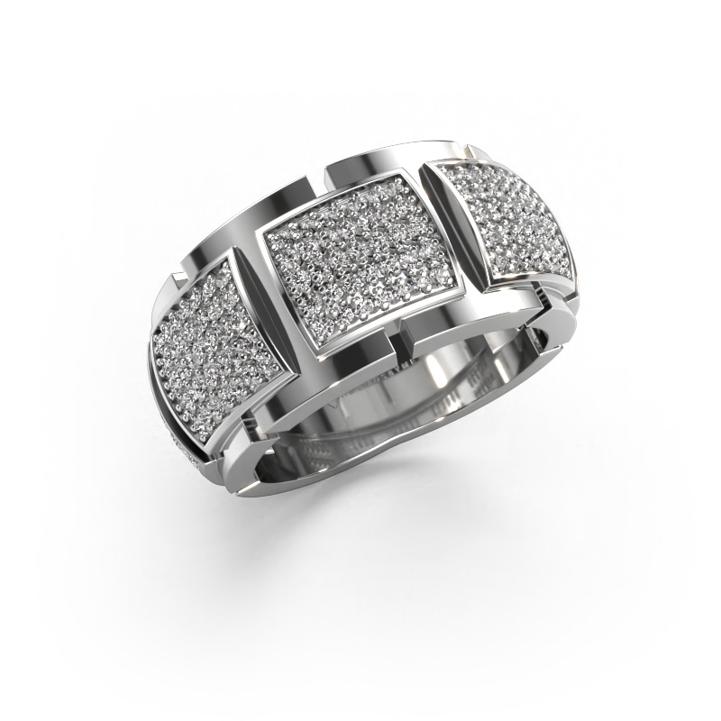 Image of Ring Laura 585 white gold Zirconia 1 mm