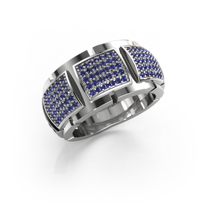 Image of Ring Laura 585 white gold Sapphire 1 mm