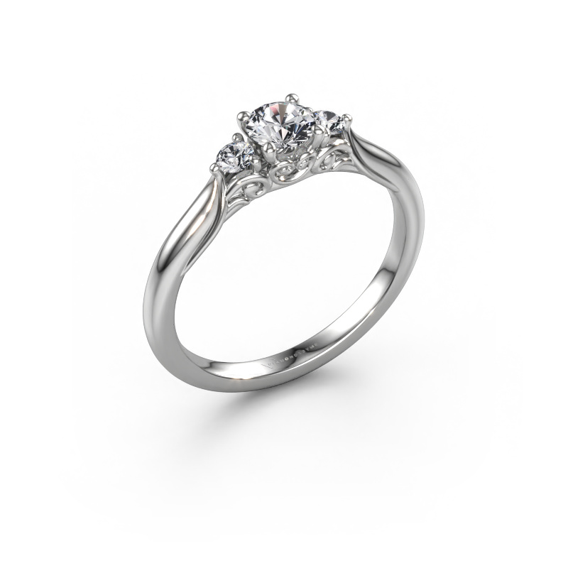 Bild von Verlobungsring Laurian RND 950 Platin Diamant 0.37 crt