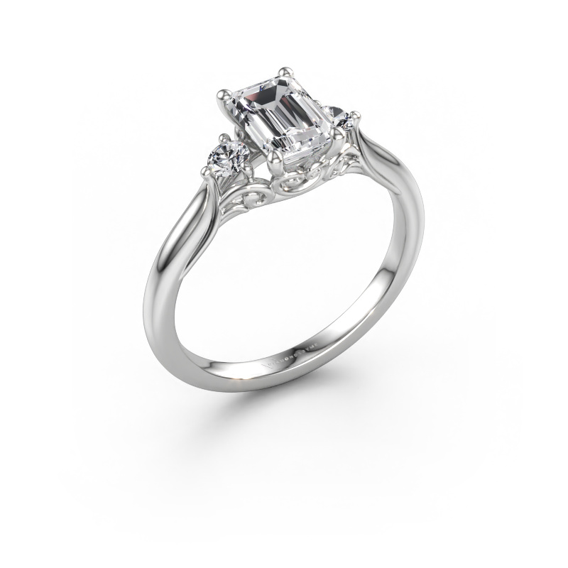 Immagine di Anello di fidanzamento Laurian EME 585 oro bianco Diamante lab grown 1.340 crt