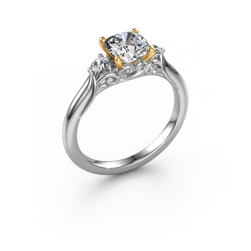 Bild von Verlobungsring Laurian CUS 585 Weißgold Lab-grown Diamant 1.48 crt