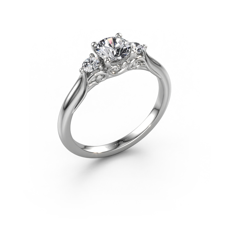 Bild von Verlobungsring Laurian RND 950 Platin Diamant 0.80 crt